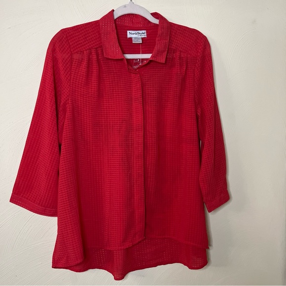 NorthStyle Red Women's Top - Picture 1 of 9
